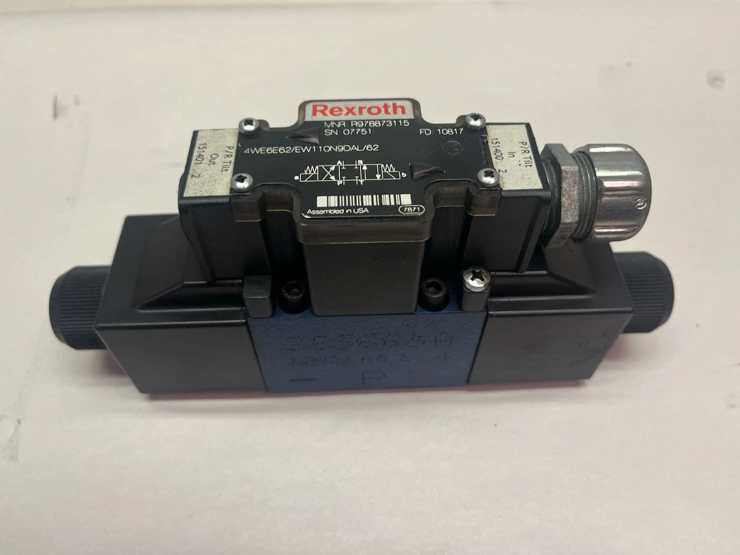 REXROTH,R978873115,Directional Valve 4WE6E62/EW110N9DAL/62